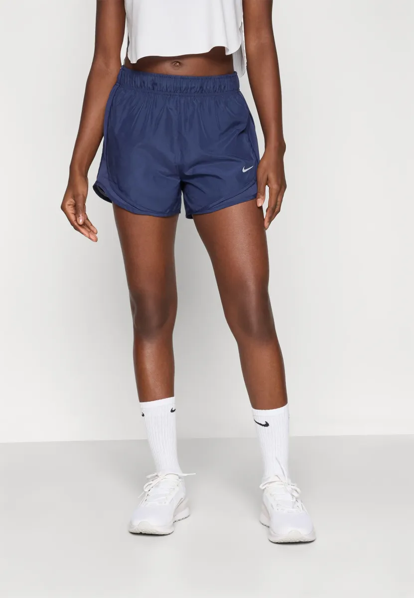 TEMPO SHORT - Kurze Sporthose - midnight navy/reflective silver-coloured
