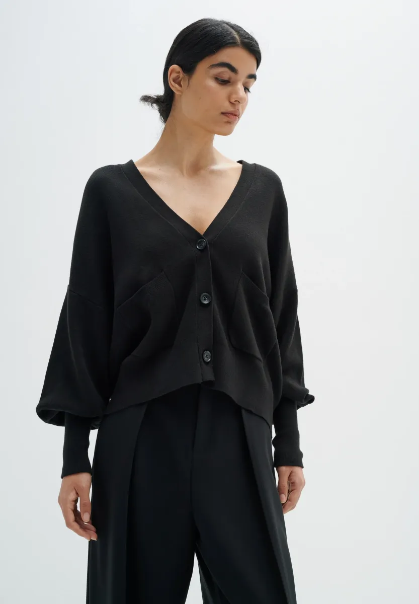 TENLEY INO-SHAPE - Strickjacke - black