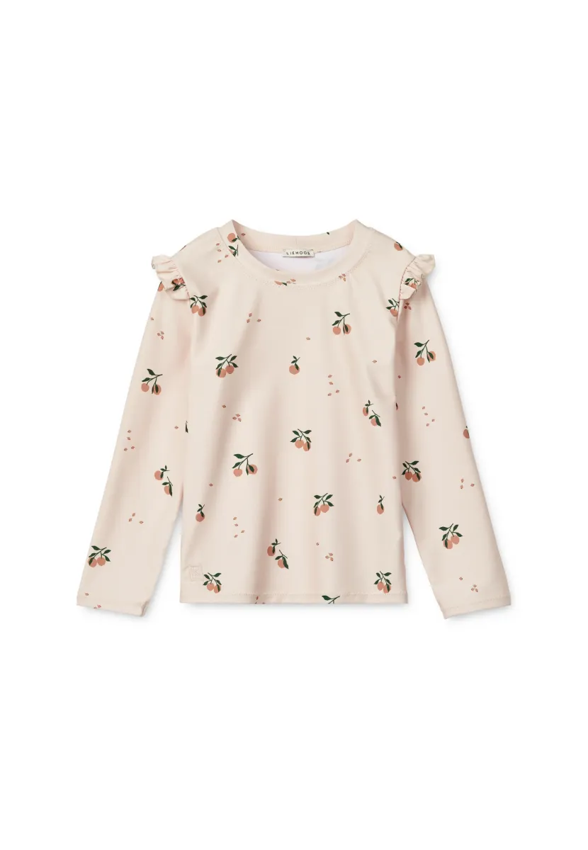 TENLEY PRINTED SWIM TEE - Surfshirt - peach/sea shell