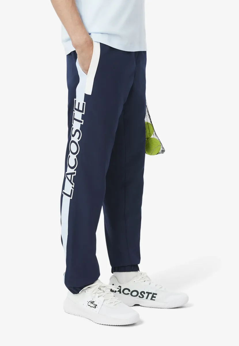 TENNIS PANT BLOCK - Jogginghose - bleu marine bleu clair blanc wc