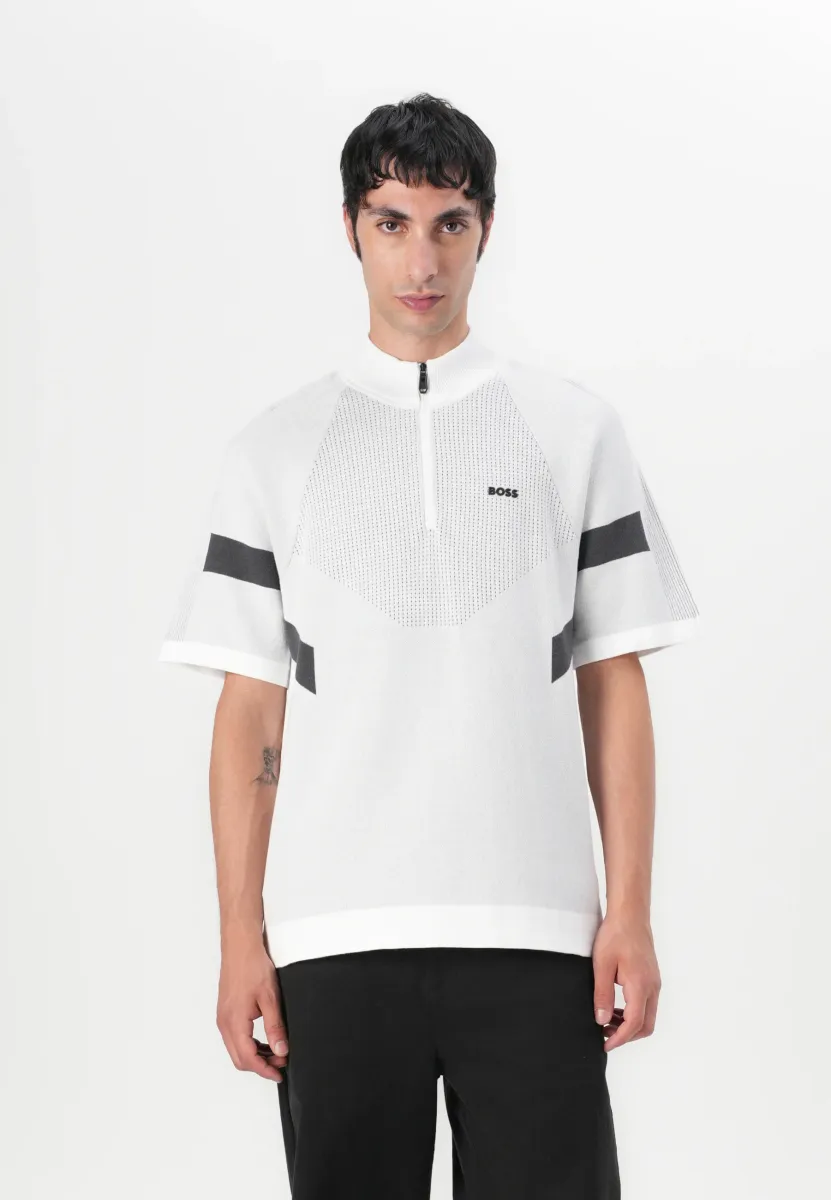 TENNIS RETRO - Strickpullover - white