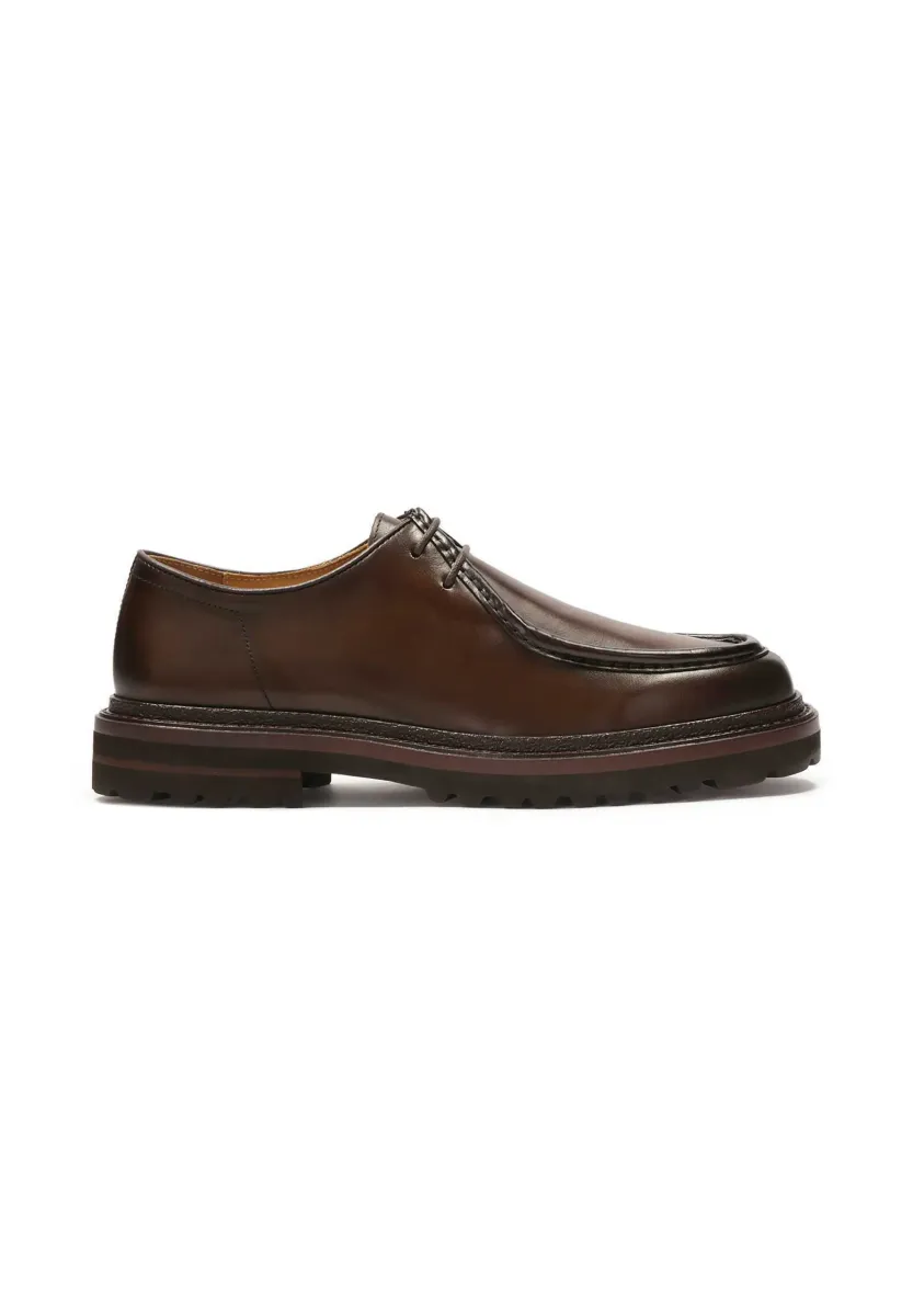 TEODORIOS - Sportlicher Schnürer - brown