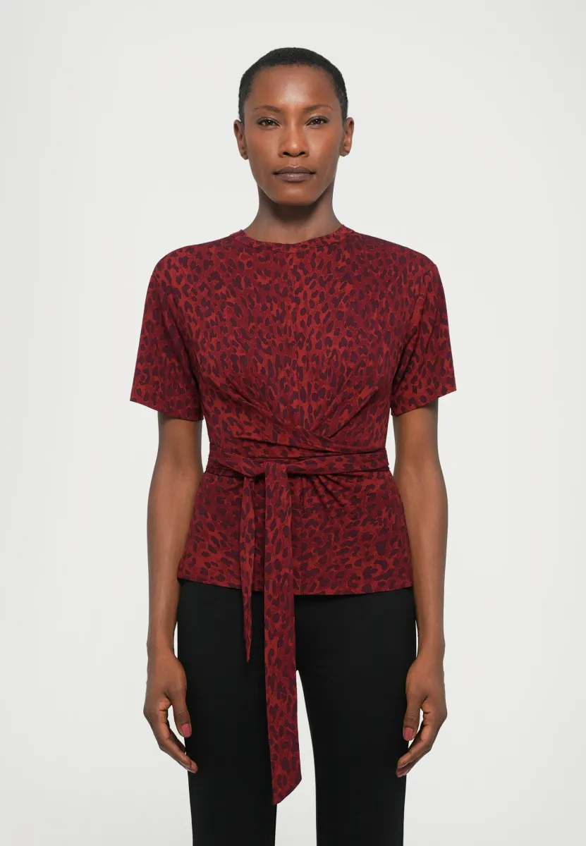 TERESSA - T-Shirt print - dark red