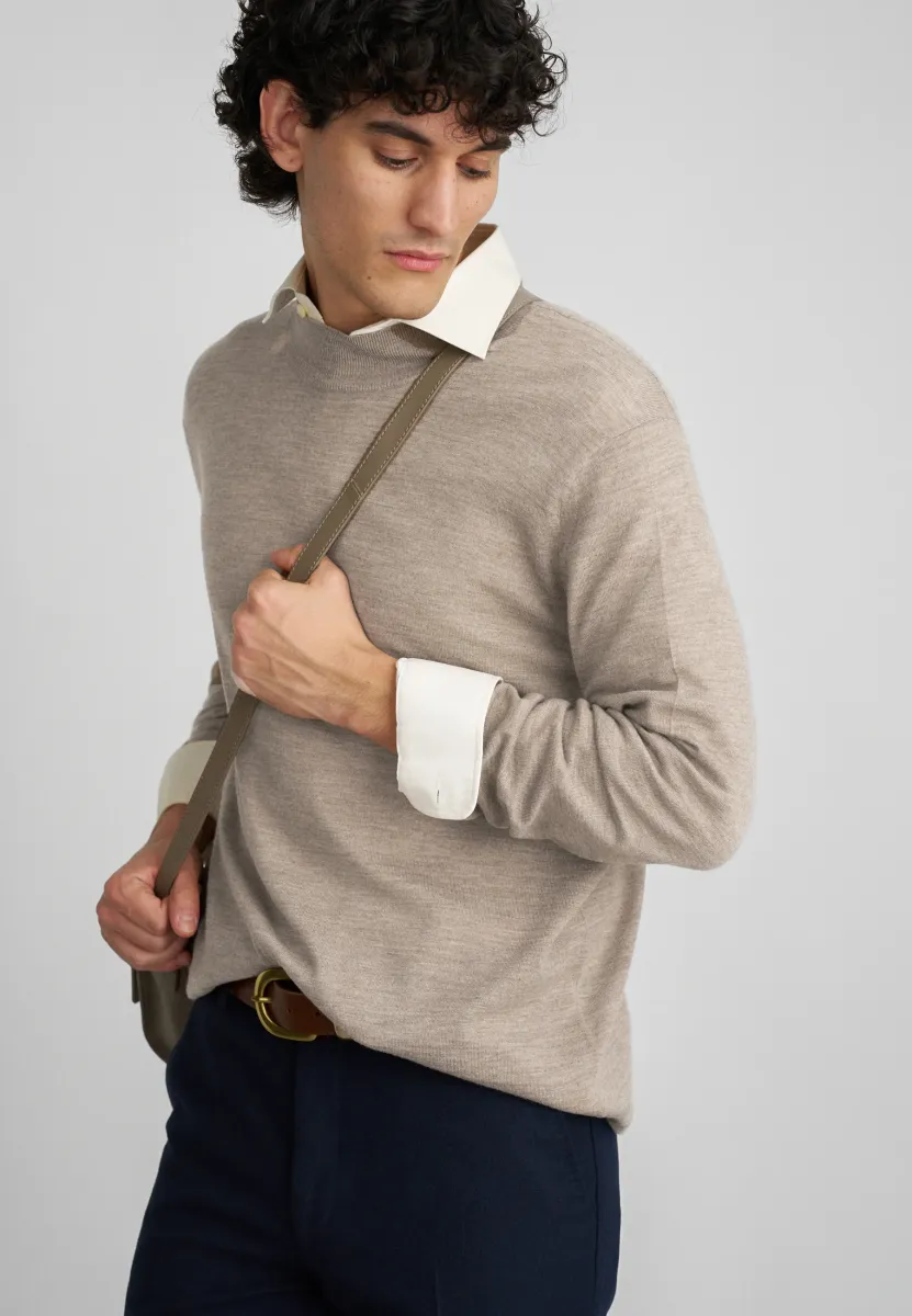 TERN - Strickpullover - beige melange
