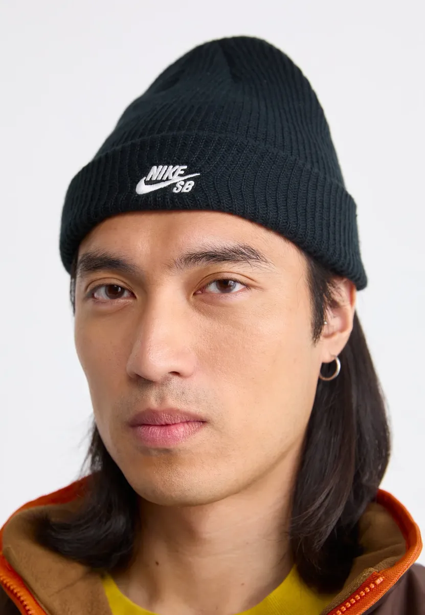 TERRA BEANIE UNISEX - Mütze - black/dark grey/white