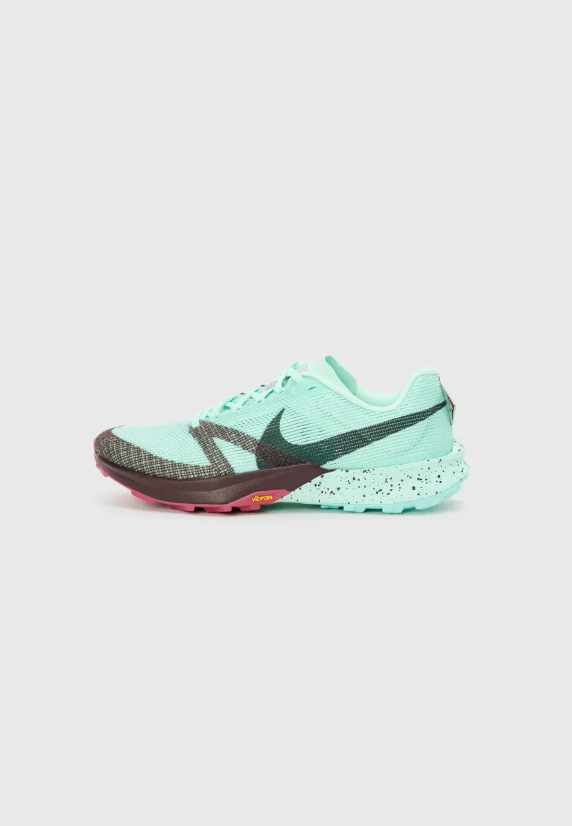 TERRA KIGER 10 - Laufschuh Trail - mint foam/seaweed/burgundy crush/sweet beet/hyper pink/bleached turq
