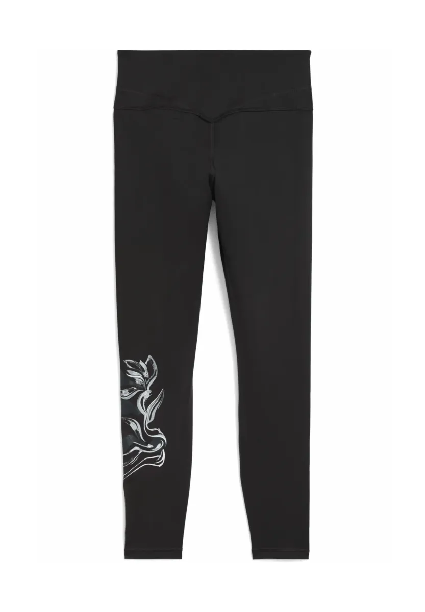 TERRAINS GRAPHIC - Tights - puma black