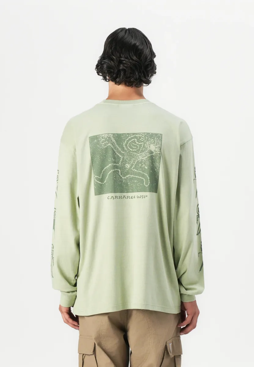 TERRESTRIAL - Langarmshirt - pale olive/dollar green