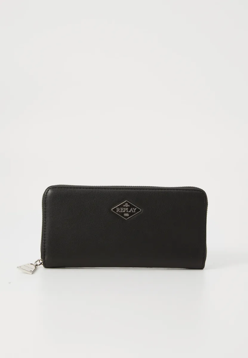 TESSA RHOMBUS WALLET - Geldbörse - black_