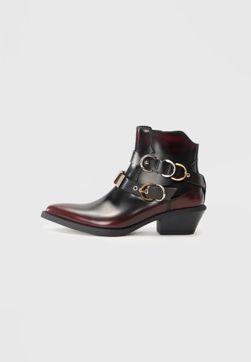 TEX 13 - Cowboy-/Bikerstiefelette - red