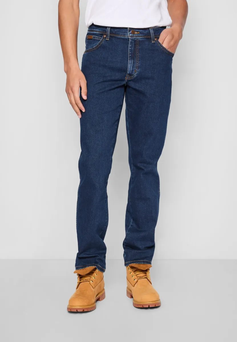 TEXAS - Jeans Straight Leg - darkstone