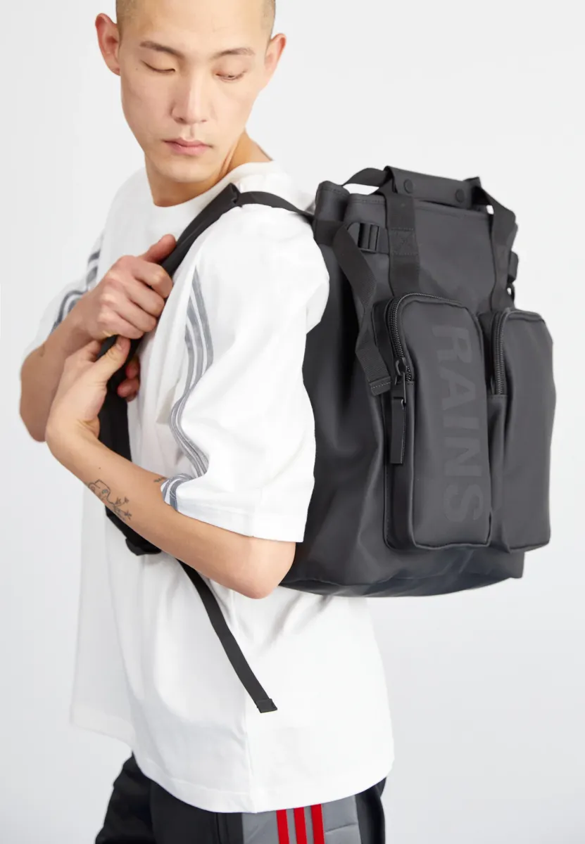 TEXEL TOTE BACKPACK UNISEX - Tagesrucksack - black