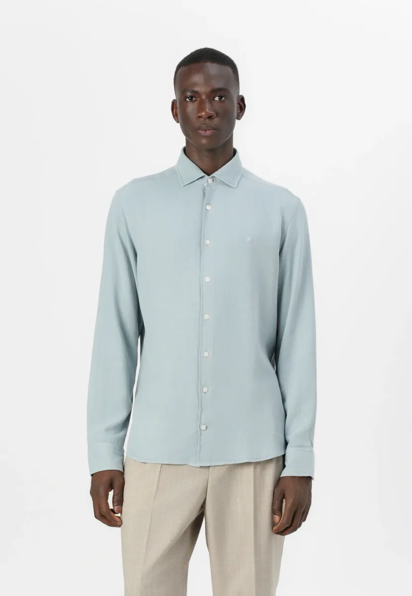 TEXTURE - Hemd - lagoon blue