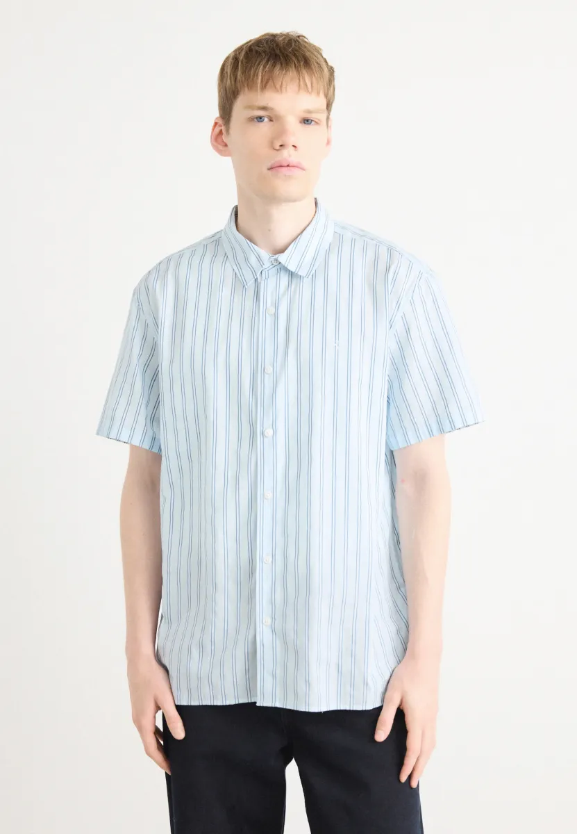TEXTURED EASY SHIRT - Hemd - blue fizz