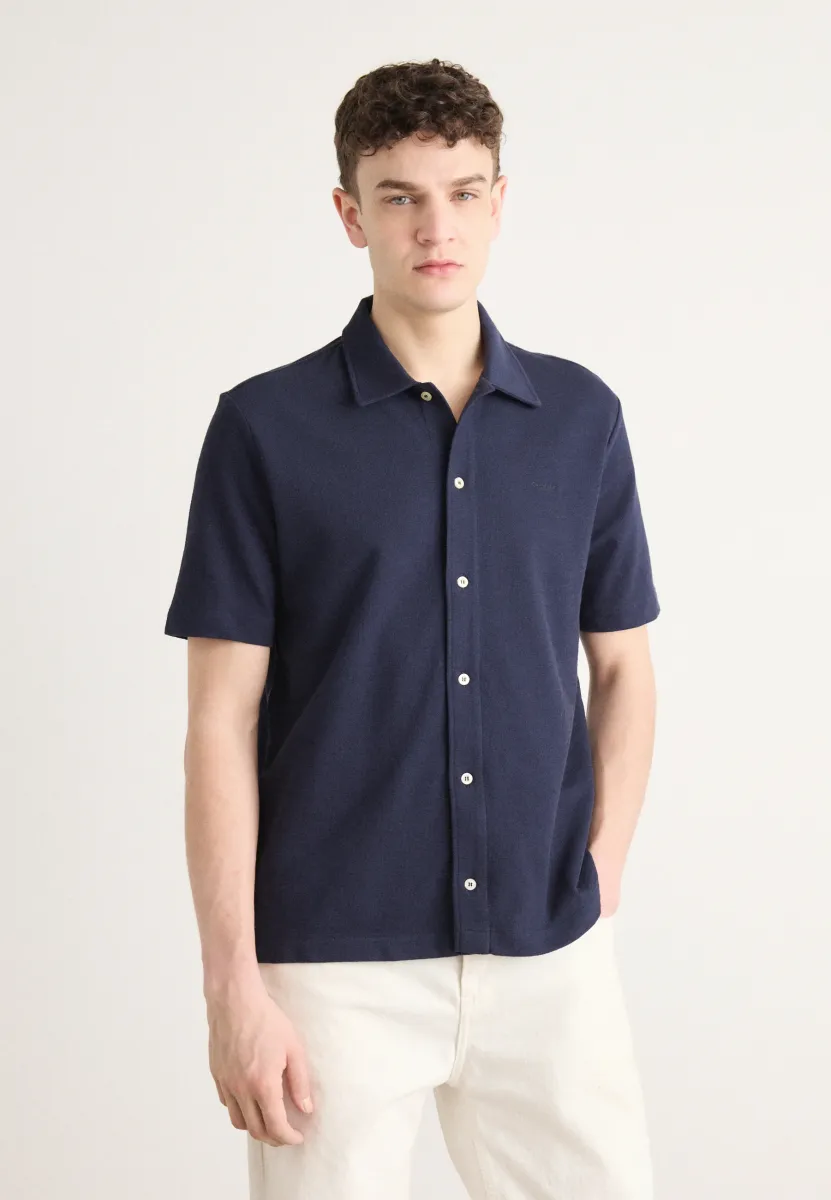 TEXTURED  - Hemd - evening blue