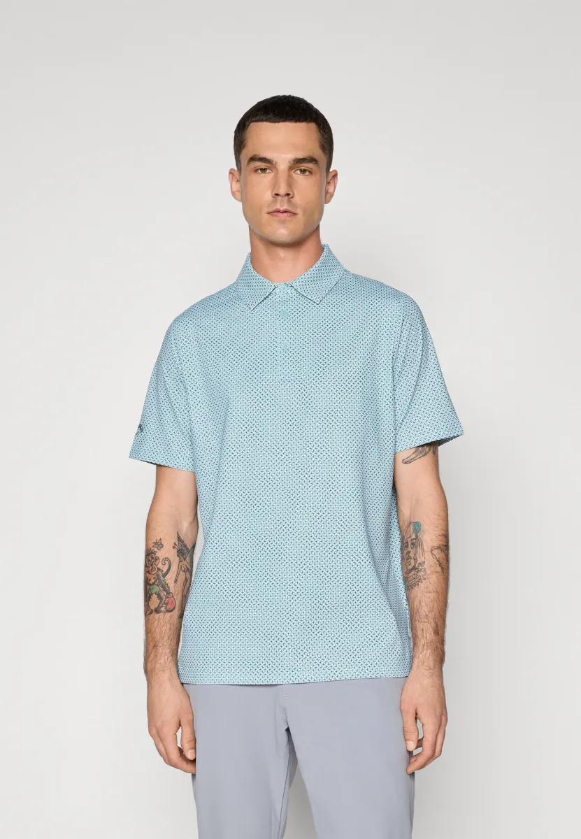TEXTURED PRINTED  - Poloshirt - aquifer