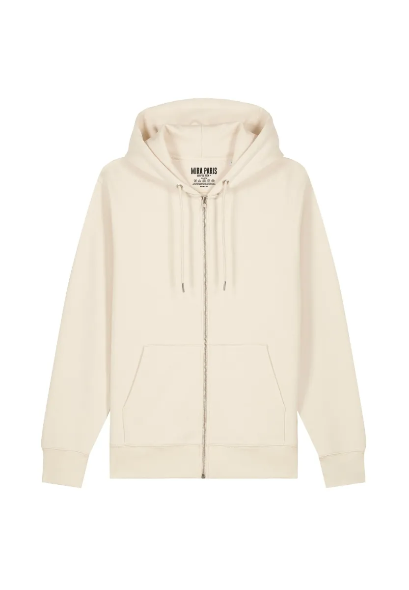 THE BOYZ BACK PRINT - Sweatjacke - off white