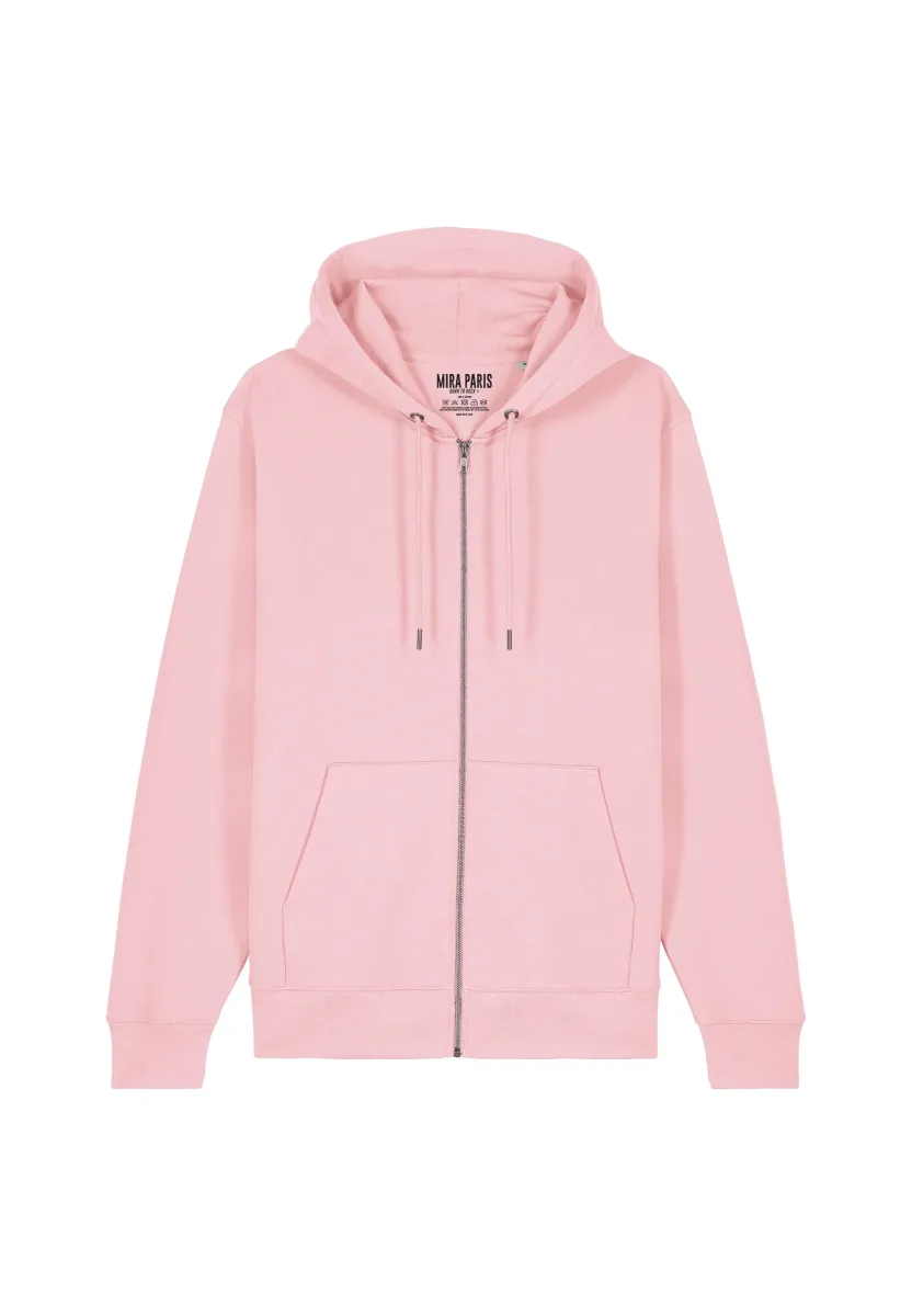 THE BOYZ BACK PRINT - Sweatjacke - pink