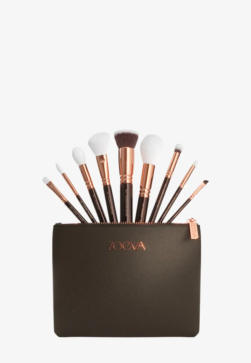 THE COMPLETE BRUSH SET (ROSÈ GOLDEN EDITION) - Make-up-Pinsel