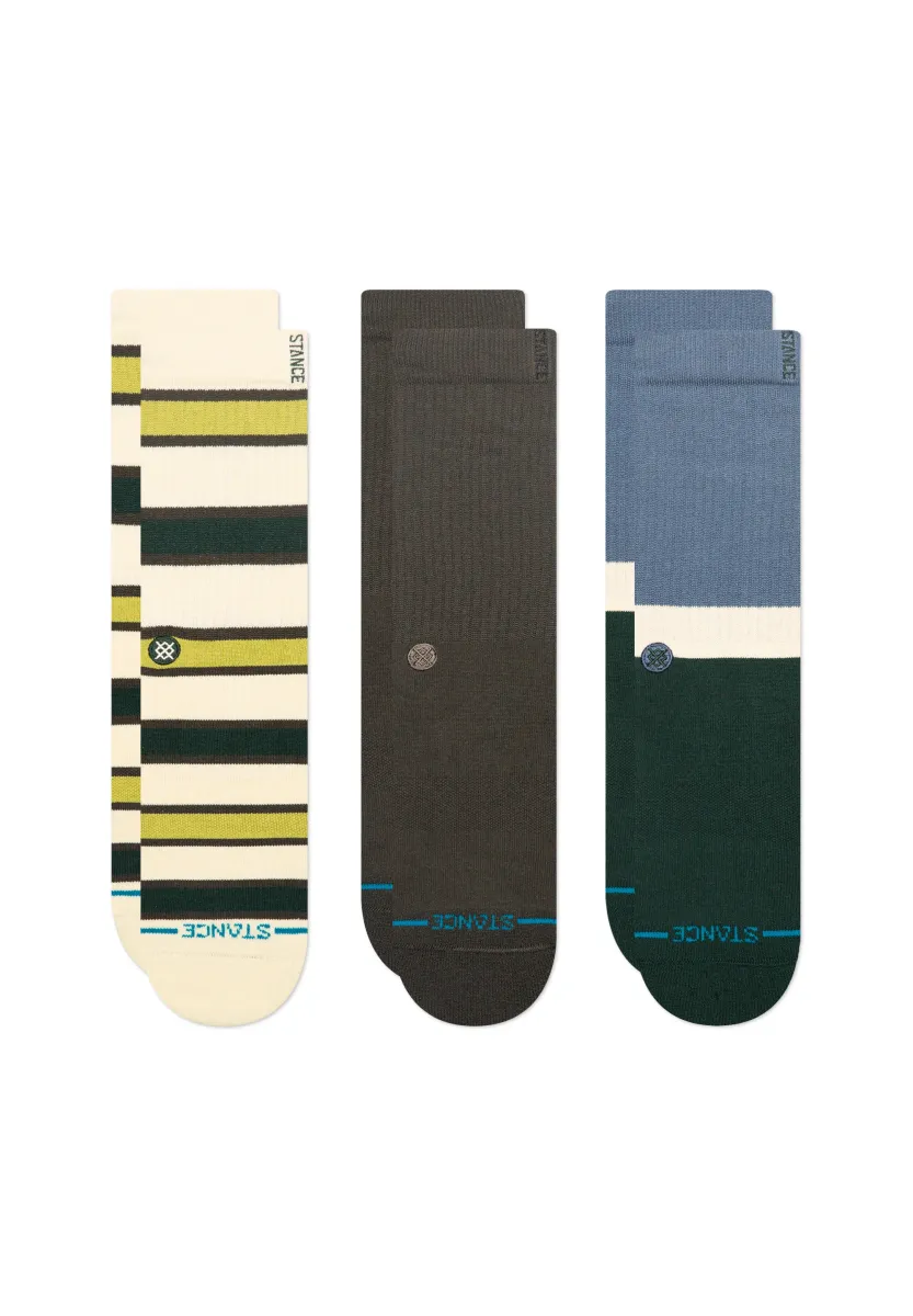 THE DEVON CREW 3 PACK UNISEX - Socken - pine