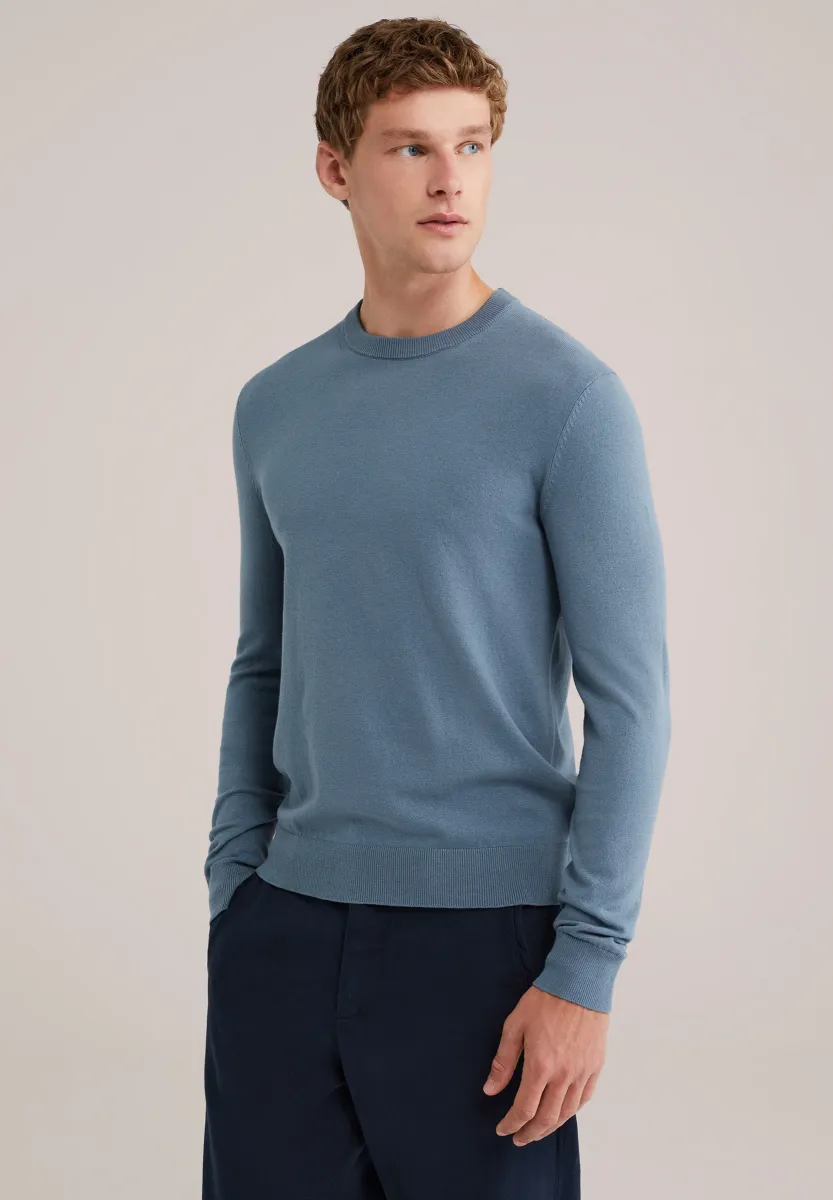 THE EVERYDAY - Strickpullover - pastel blue