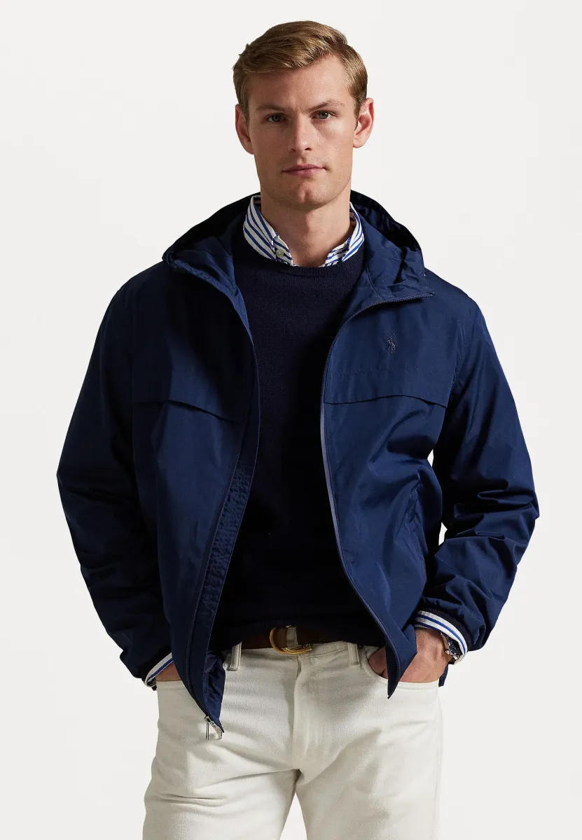 THE GLENMOOR HOODED JACKET - Windbreaker - newport navy