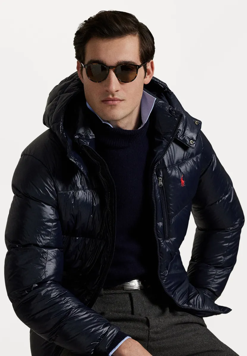 THE GORHAM GLOSSED DOWN JACKET - Daunenjacke - collection navy glossy
