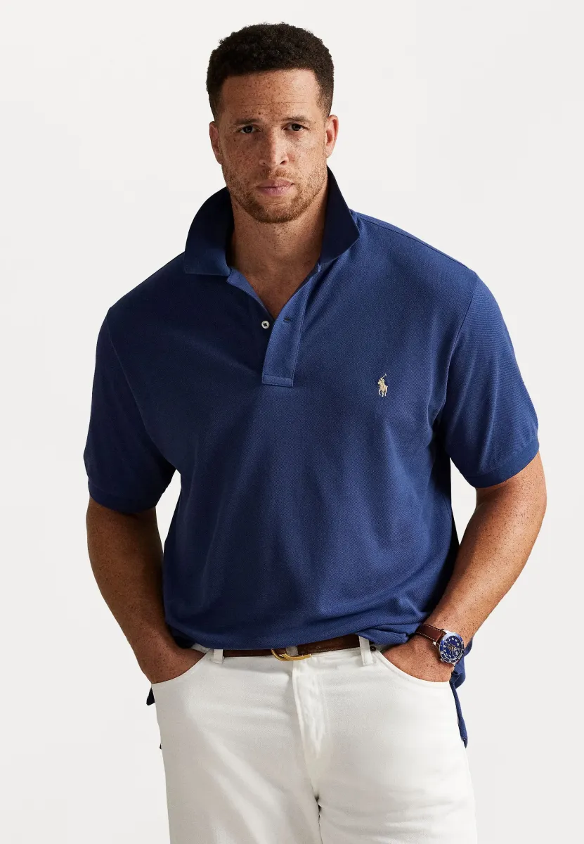 THE ICONIC MESH POLO SHIRT - Poloshirt - rustic navy