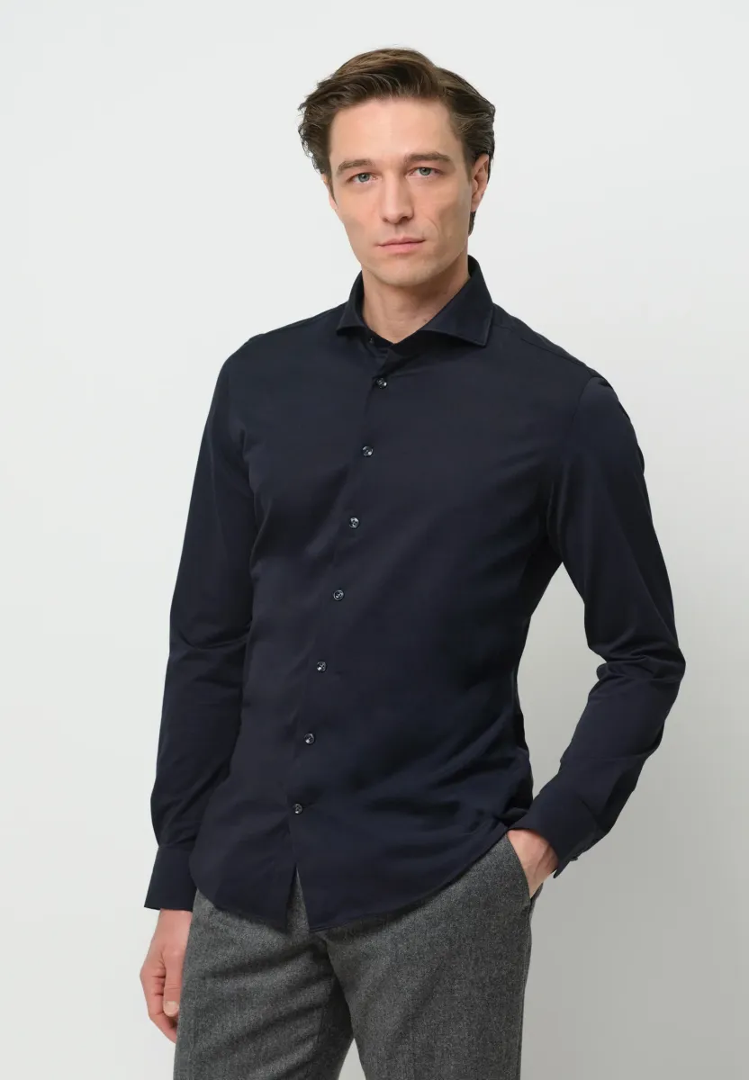 THE JAPANESE KNITTED - Hemd - dark blue
