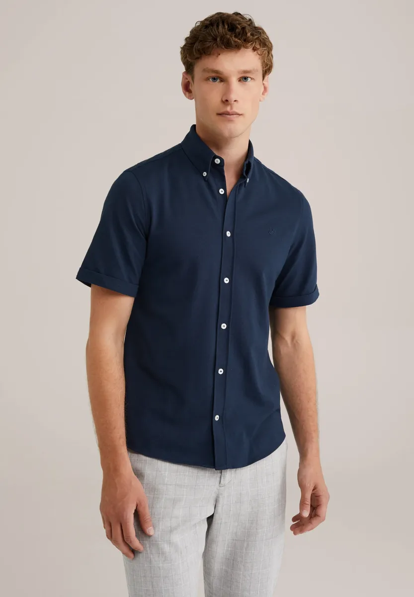 THE KNITTED - Hemd - dark blue