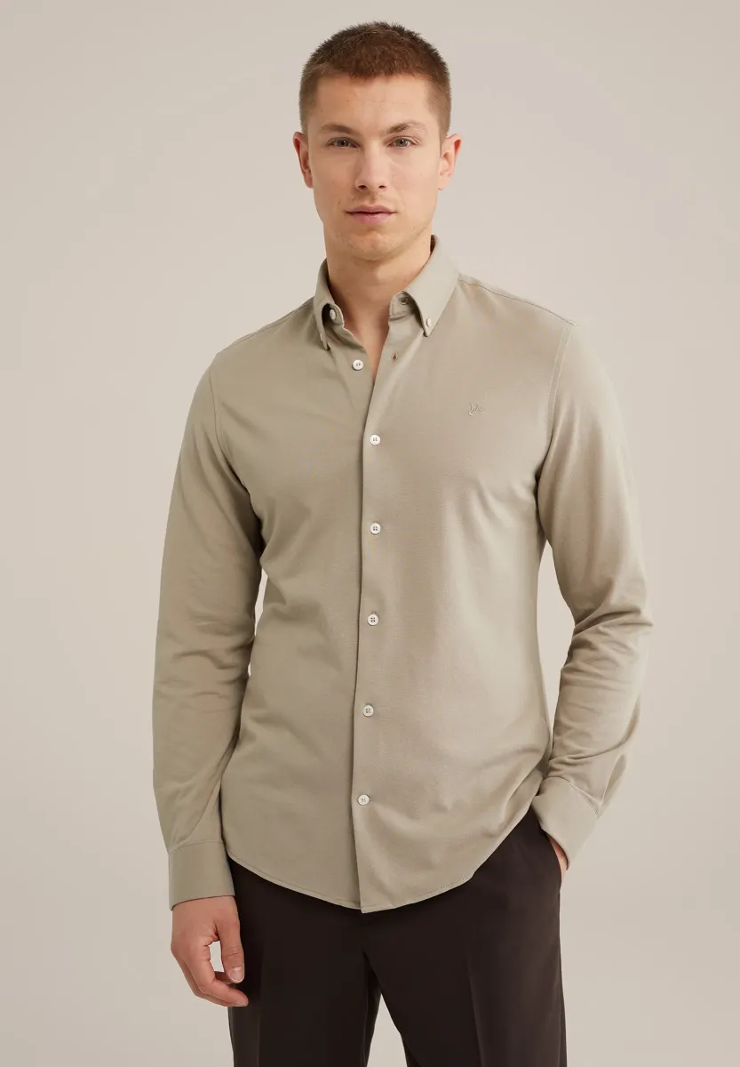 THE KNITTED - Hemd - greyish green