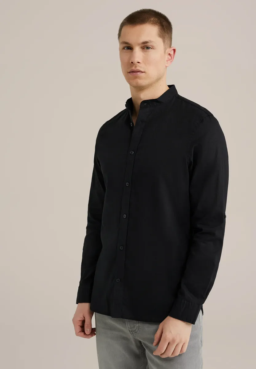 THE LINEN - Hemd - black