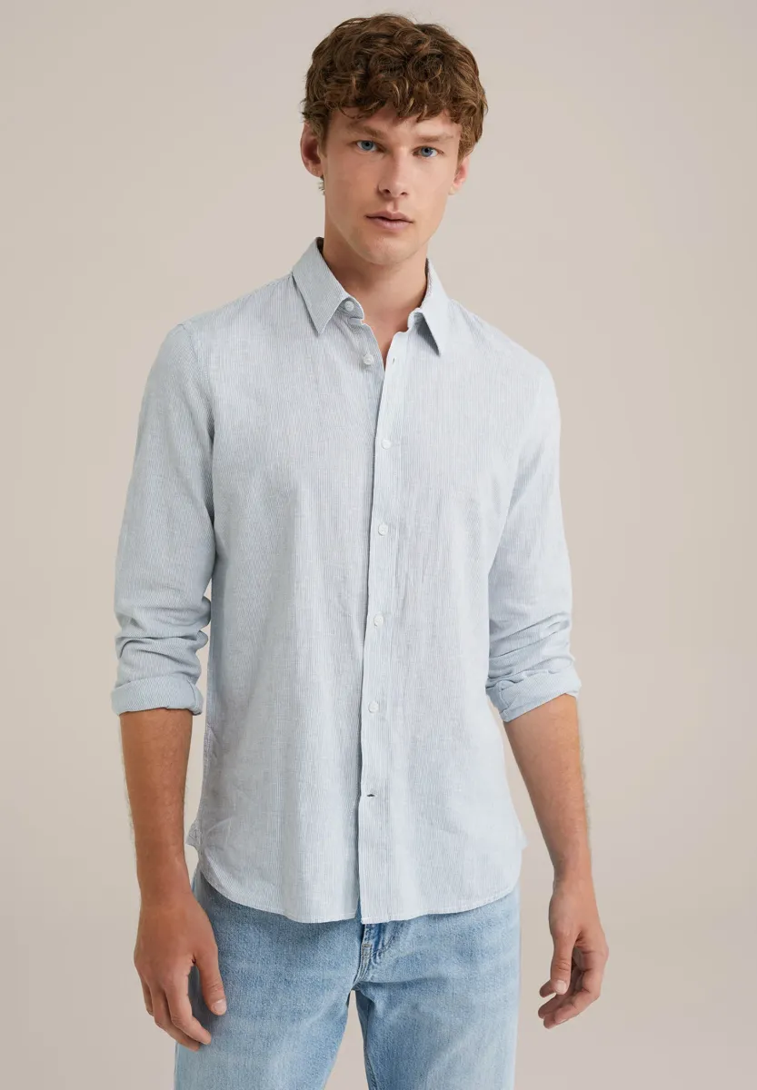 THE LINEN - Hemd - green blue