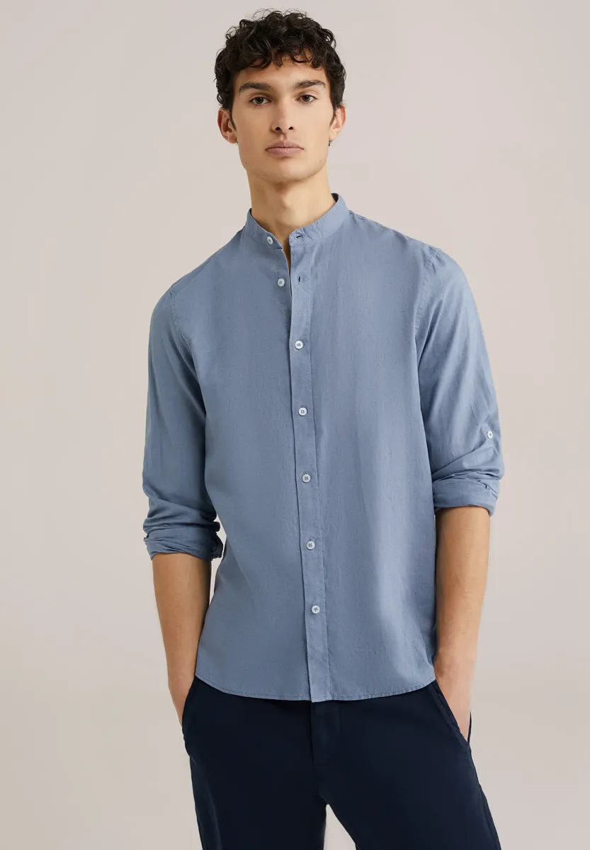 THE LINEN - Hemd - greyish blue