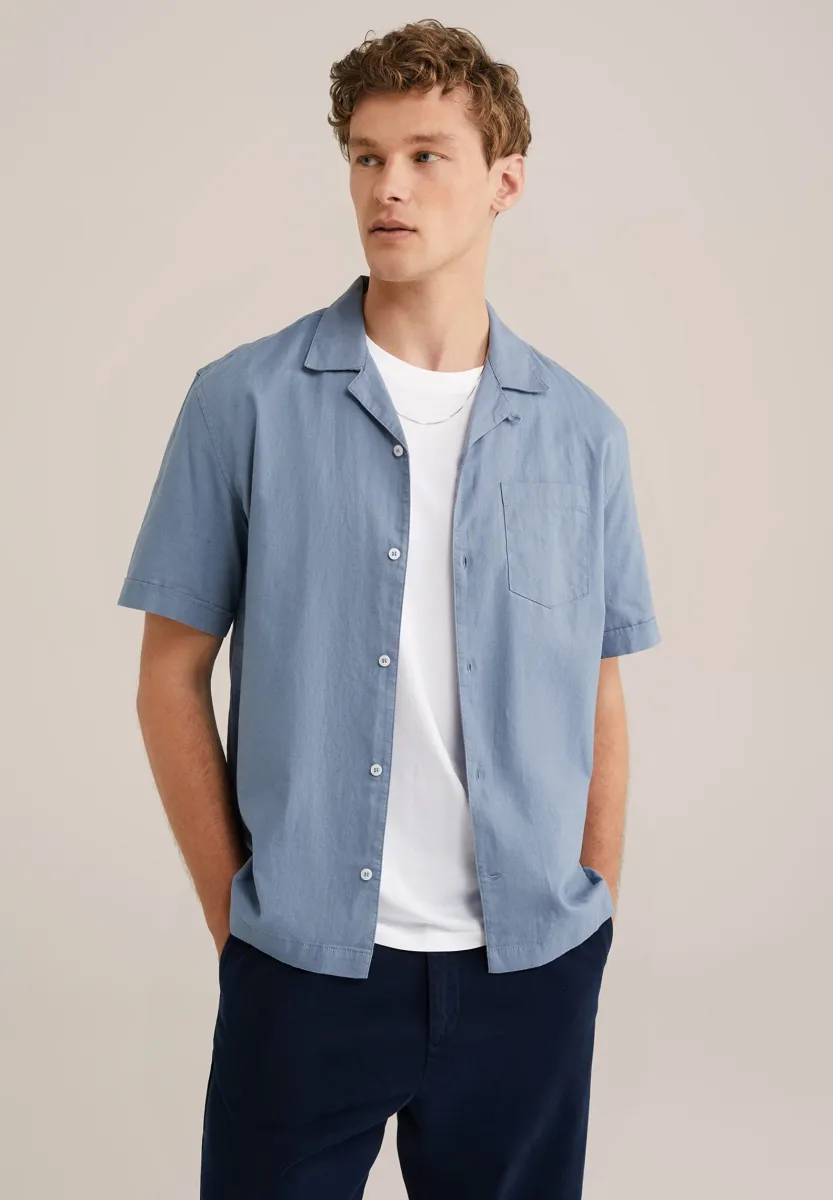 THE LINEN - Hemd - greyish blue