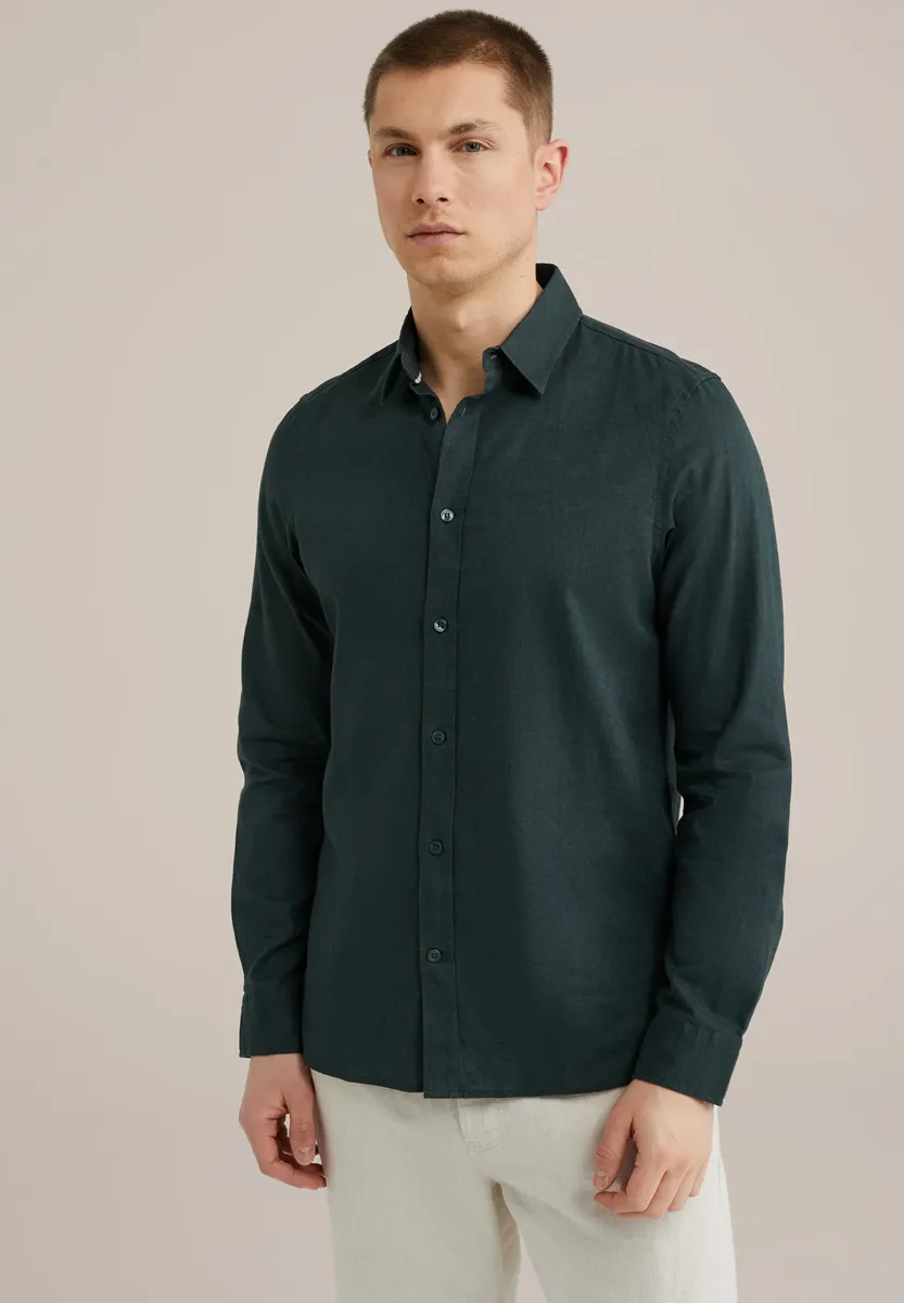 THE LINEN - Hemd - moss green