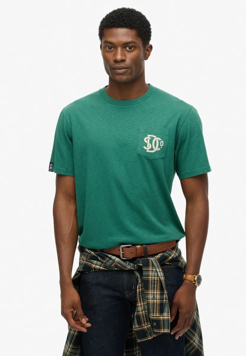 THE MERCHANT STORE-GRAPHIC - T-Shirt print - pine green