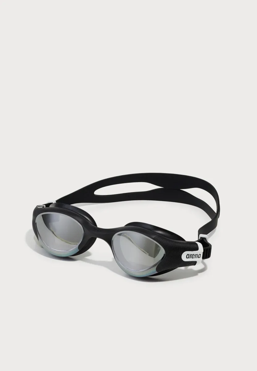THE ONE PLUS MIRROR - Schwimmbrillen - silver-coloured mirror/black