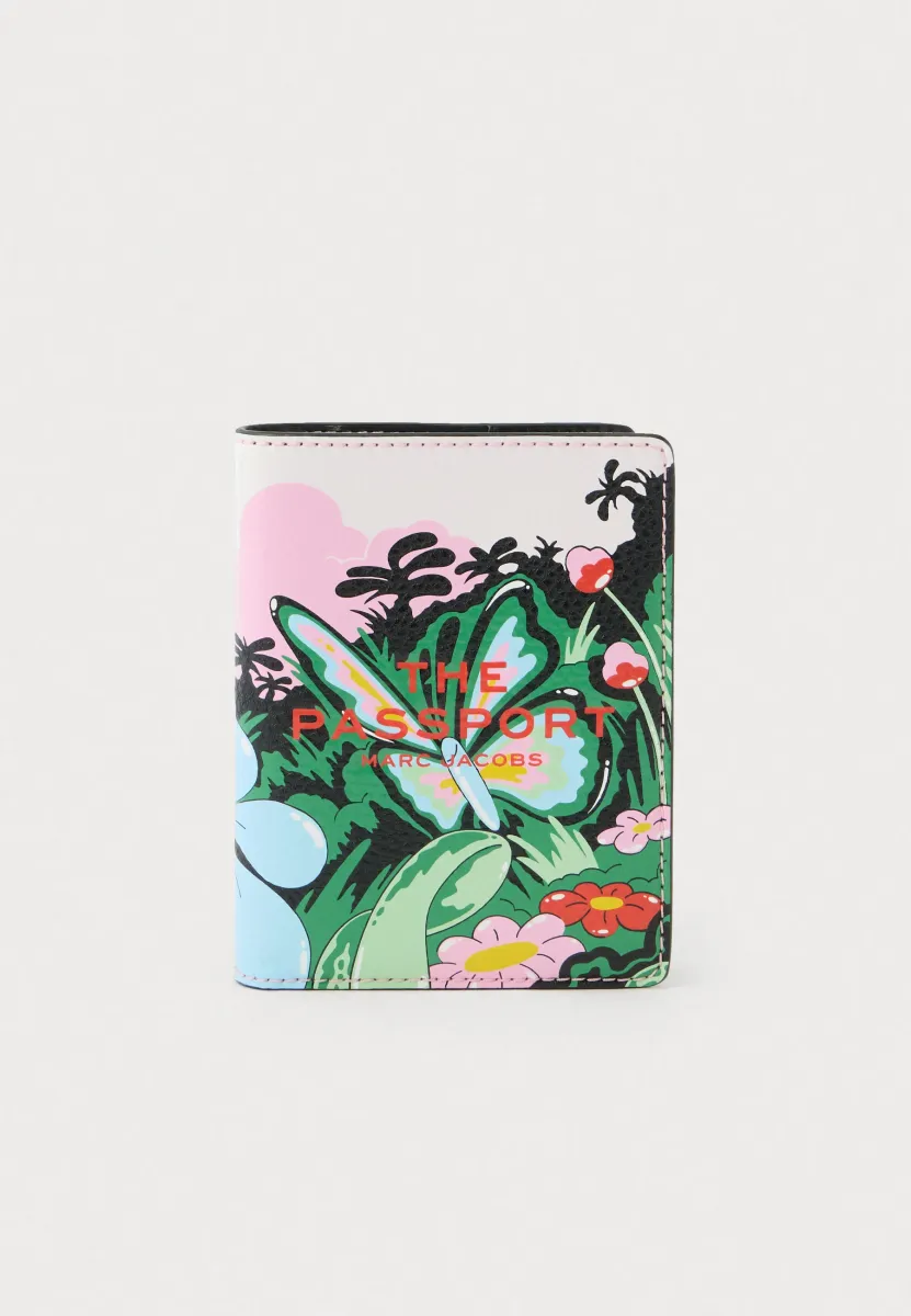 THE PASSPORT CASE - Reisepassetui - black/multi-coloured