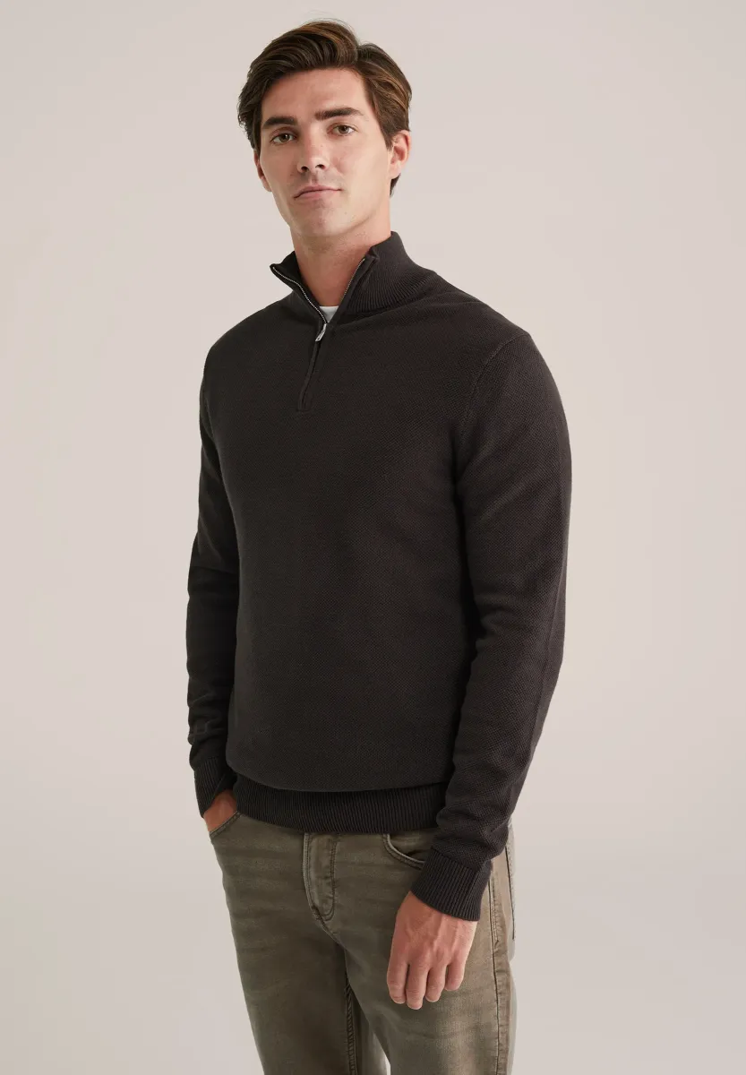 THE PIQUE - Strickpullover - dark grey