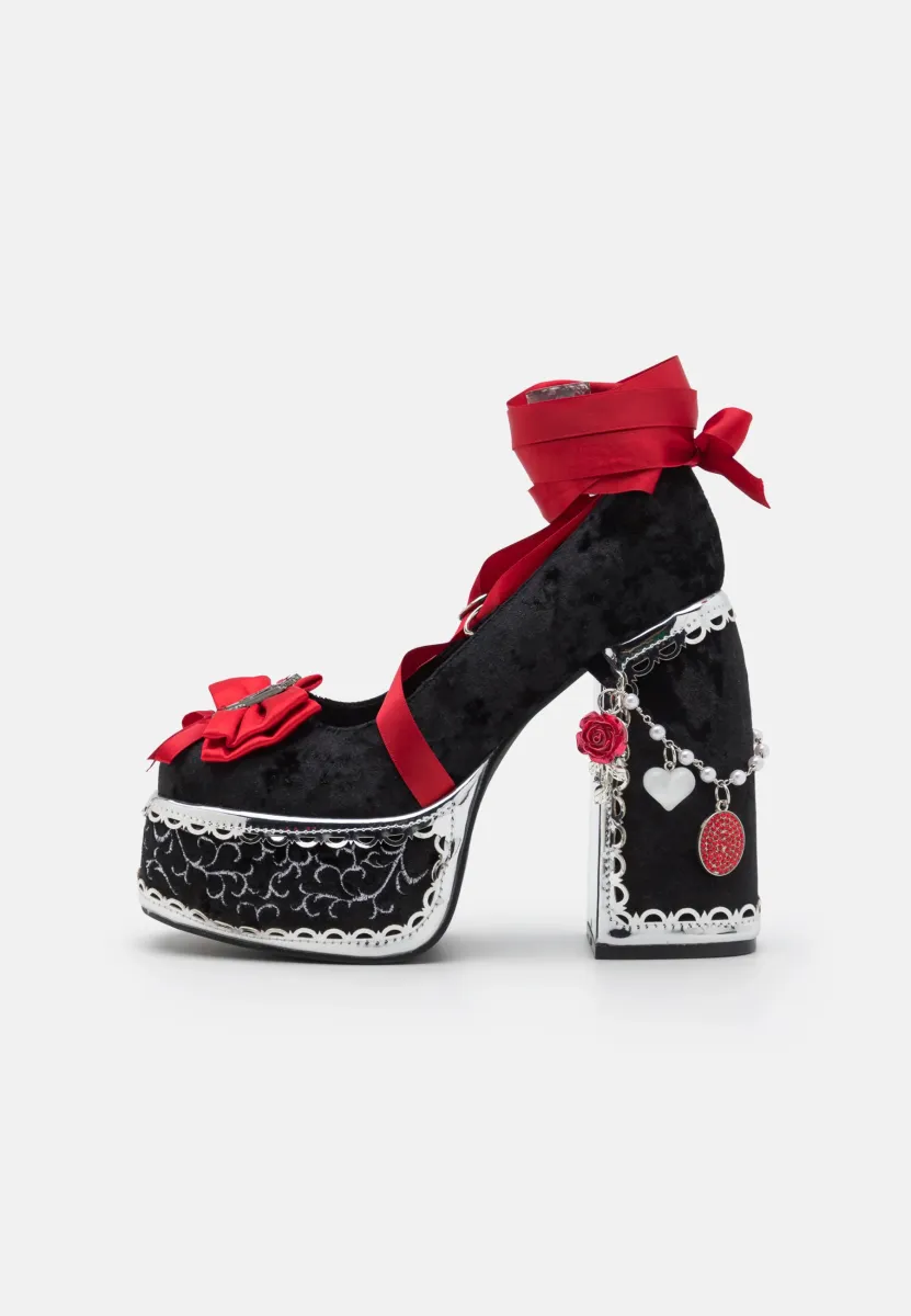 THE TWILIGHT THE COLD ONES MIDNIGHT ORNATE  - High Heel Pumps - black