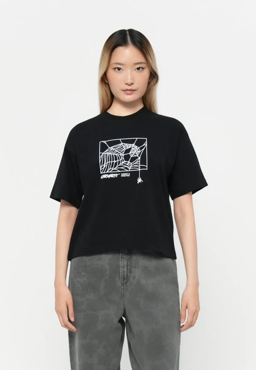 THEORY AND PRACTICE - T-Shirt print - black