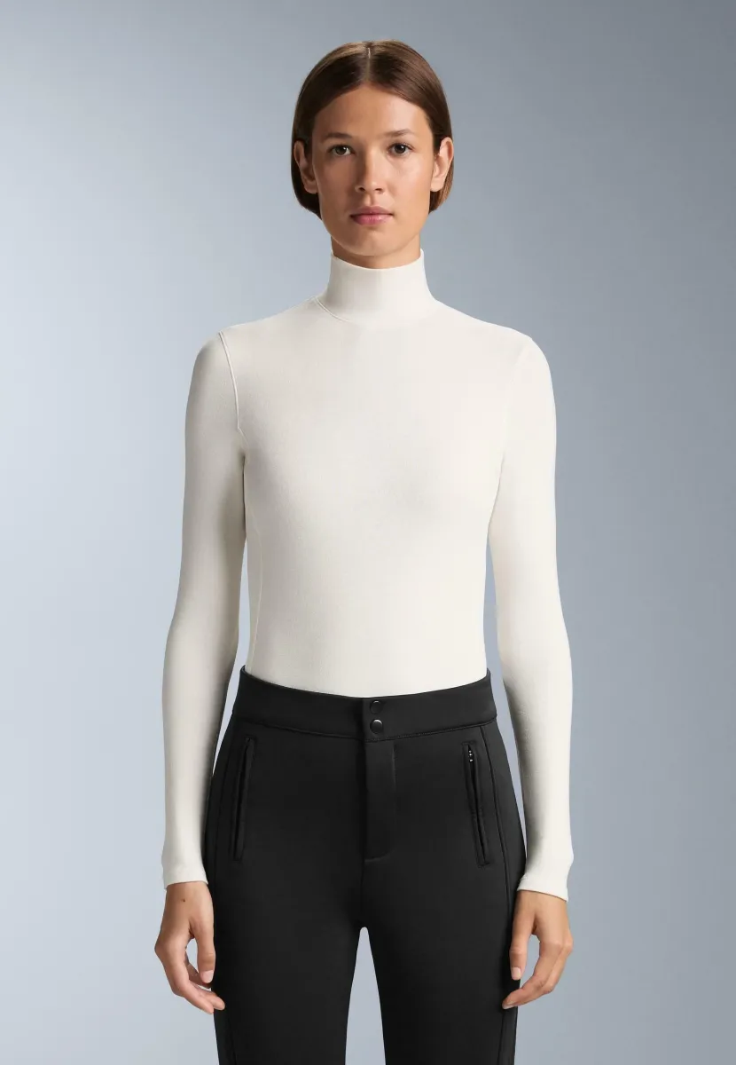 THERMAL BASE LAYER POLAR HIGH-NECK TOP - Langarmshirt - white