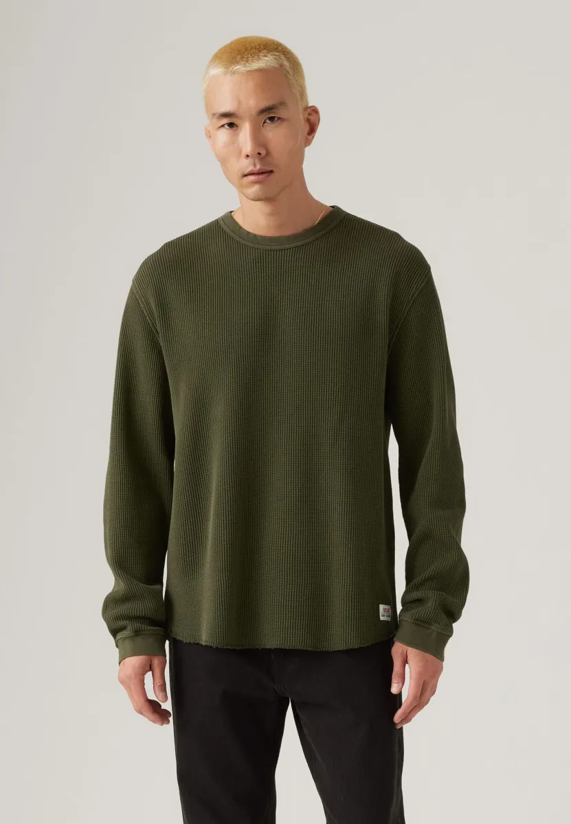 THERMAL TEE - Strickpullover - garment dye duffel bag
