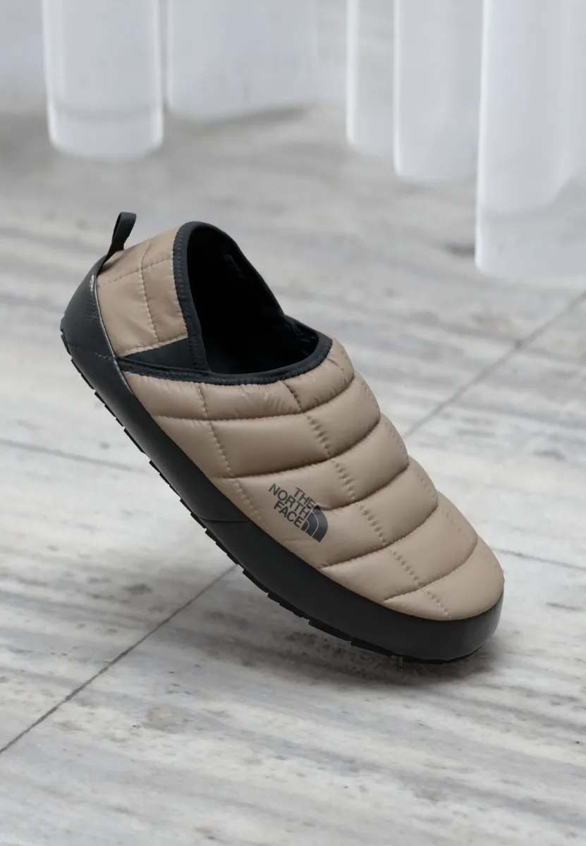 THERMOBALL TRACTION MULE V - Pantolette flach - mushroom grey/tnf black
