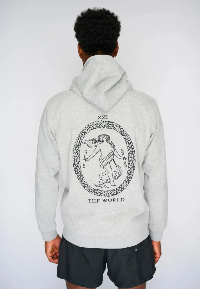 THEWORLD EMBROIDERY - Sweatjacke - grey