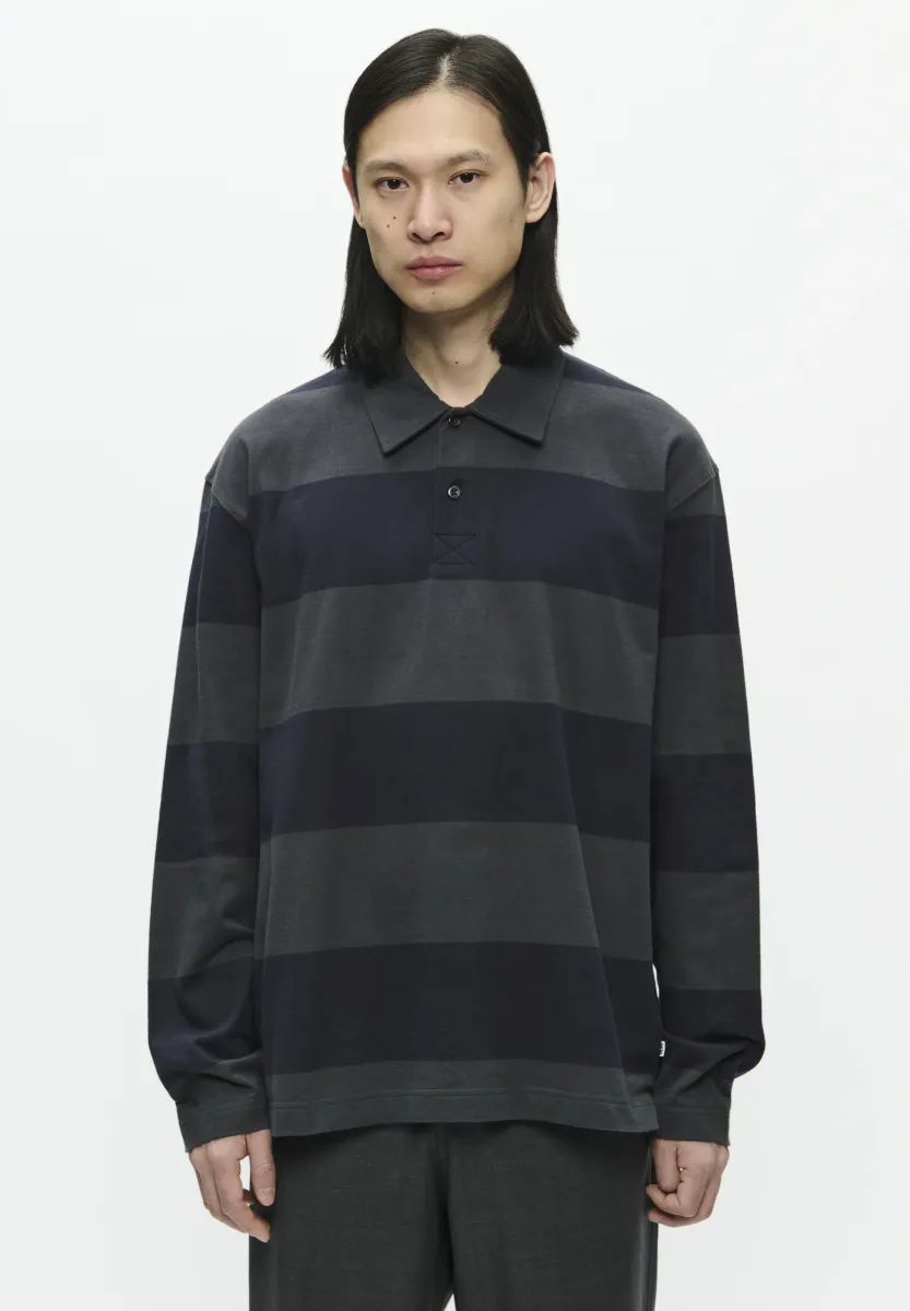 THIAGO - Langarmshirt - black sand stripe