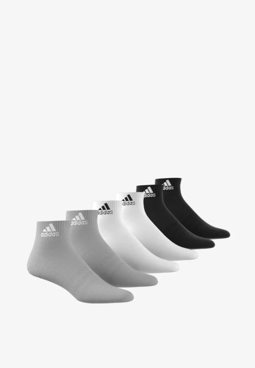 THIN AND LIGHT SPORTSWEAR ANKLE 6 PAIRS - Socken - medium grey heather   white   black