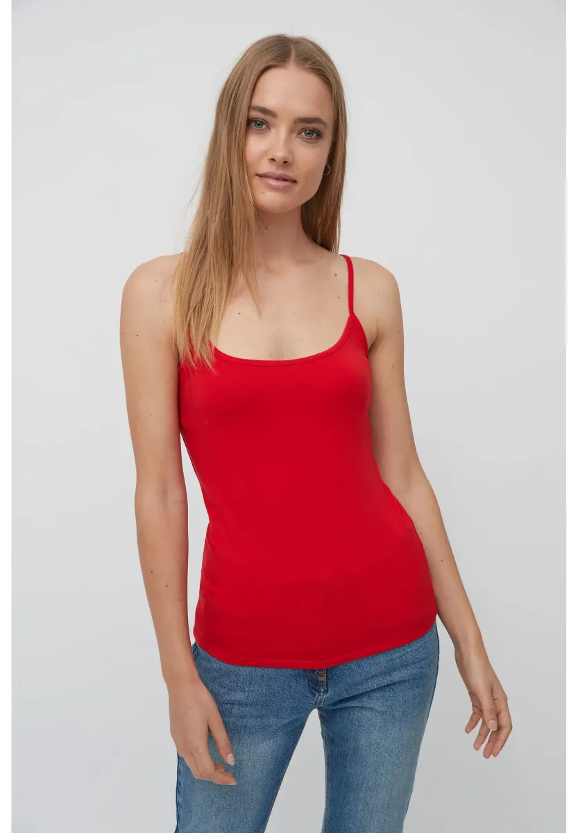 THIN STRAP - Top - light red