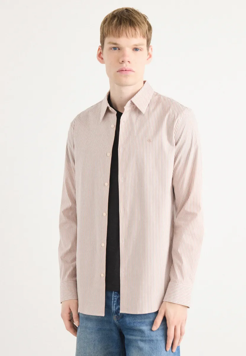 THIN STRIPE STRETCH SLIM - Businesshemd - stonehenge
